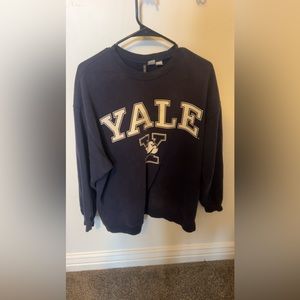 Blue Yale Sweater